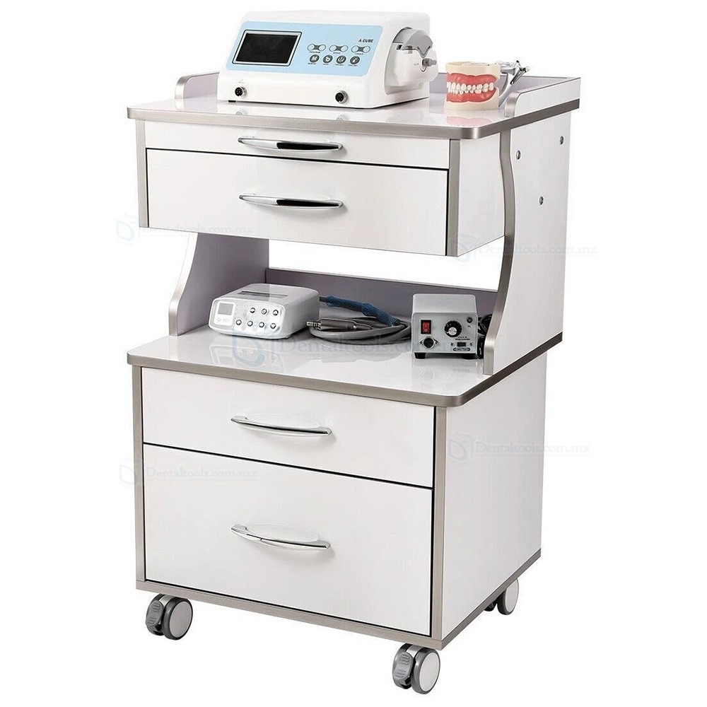 Dentech G15 Carro Dental M&oacute;vil para Instrumental con 3 Cajones